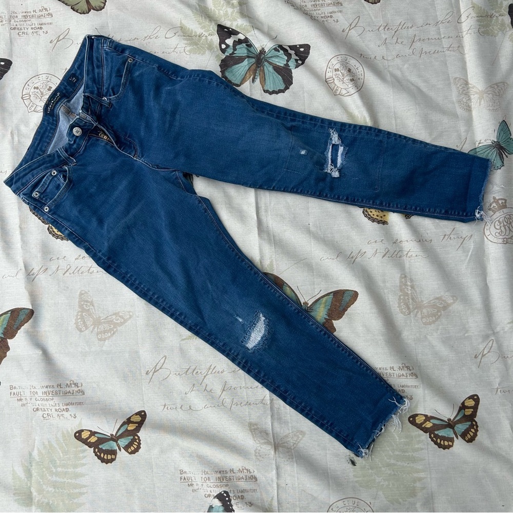 Lucky Brand Lolita skinny Ankle distressed Jeans